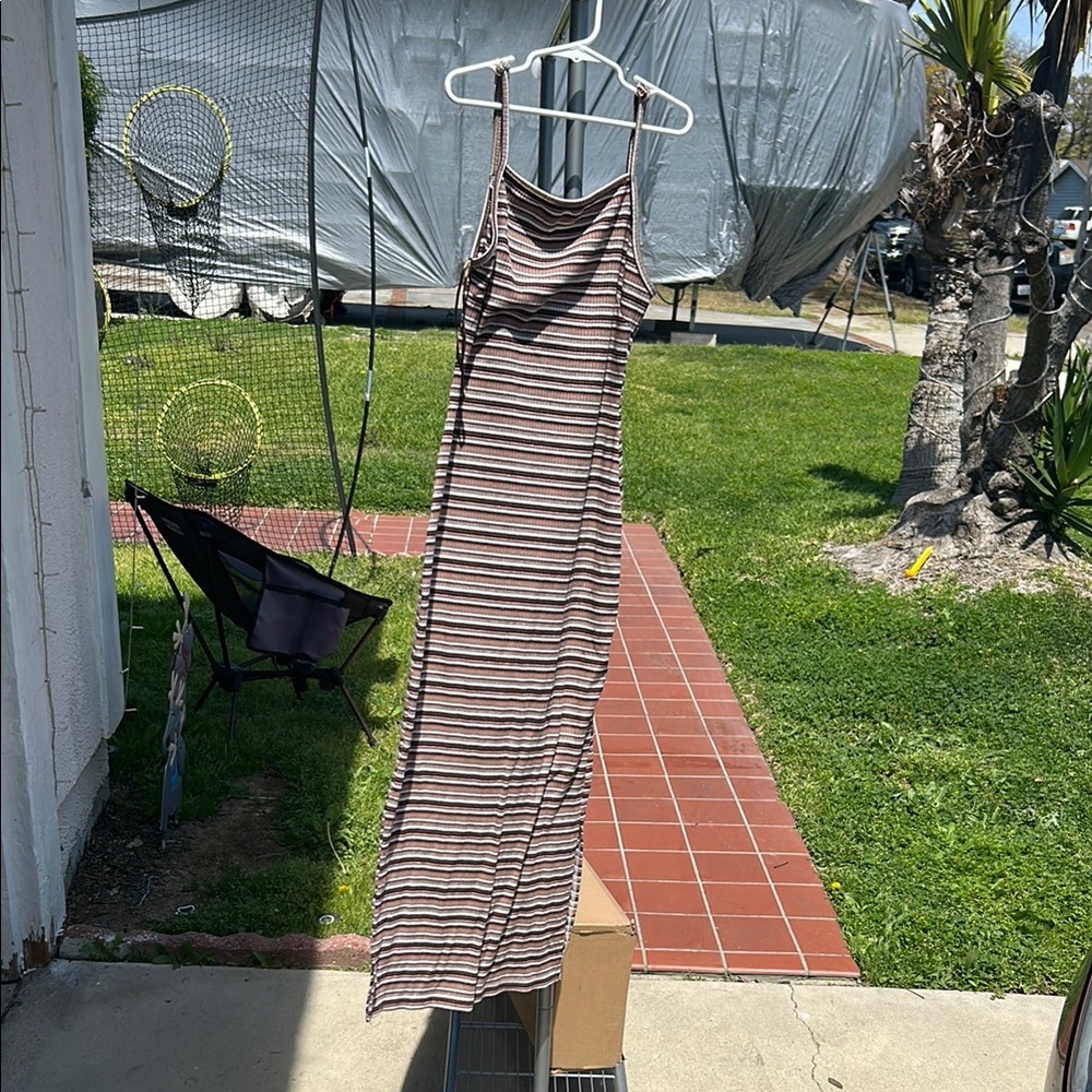 Striped Maxi Dress